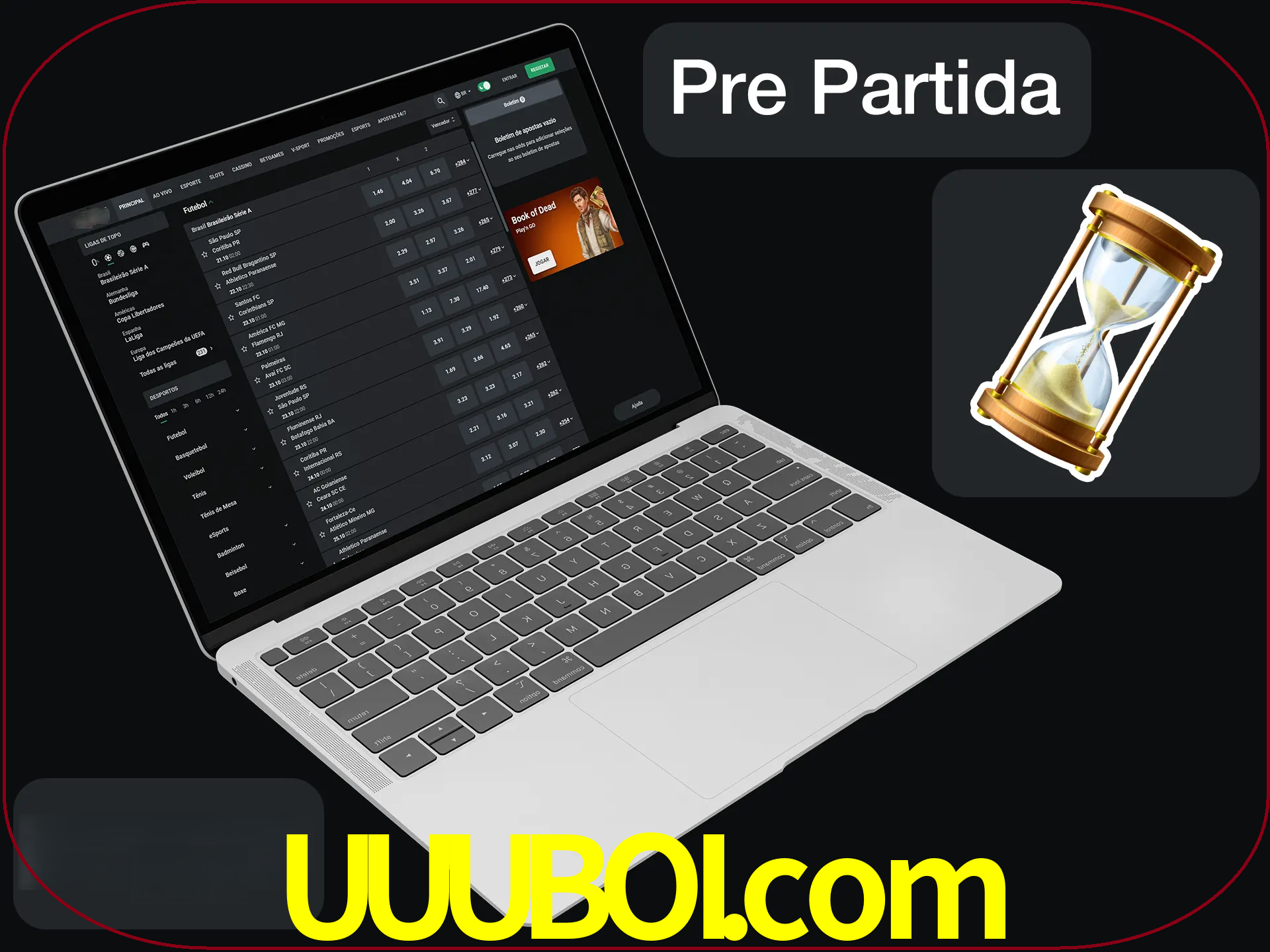 Fazer apostas em partidas futuras.